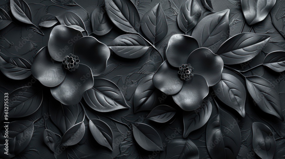 Black and White Flower Arrangement Black and White Flower Arrangement