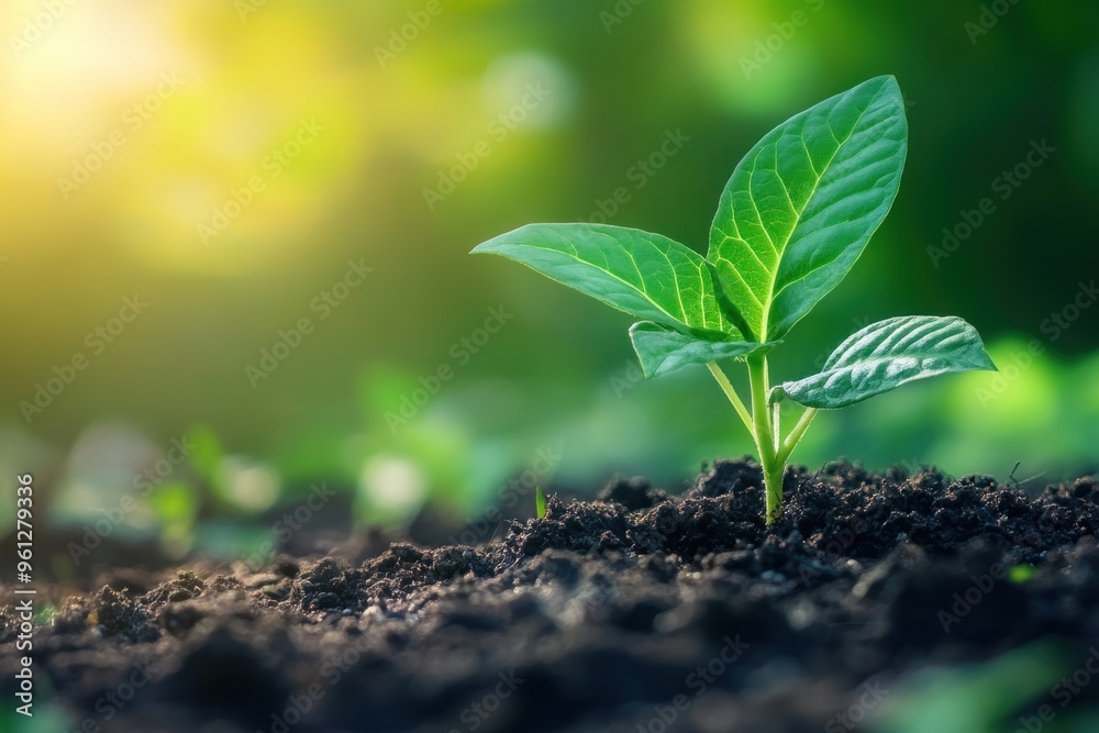 Obraz premium A Tiny Sprout of Life