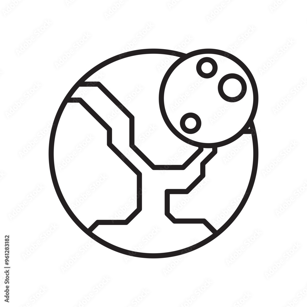 Obraz premium Space Icon