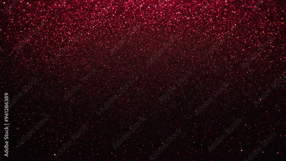 Obraz premium Glittering gradient red to black background noise
