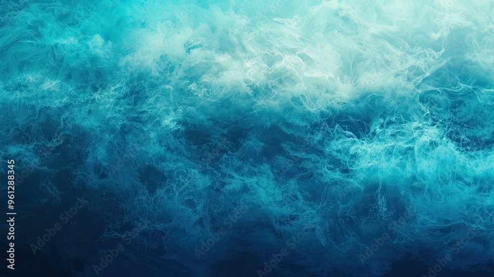 Gradient from deep ocean blue to soft turquoise with subtle textures and gentle light effects Gradient from deep ocean blue to soft turquoise with subtle textures and gentle light effects