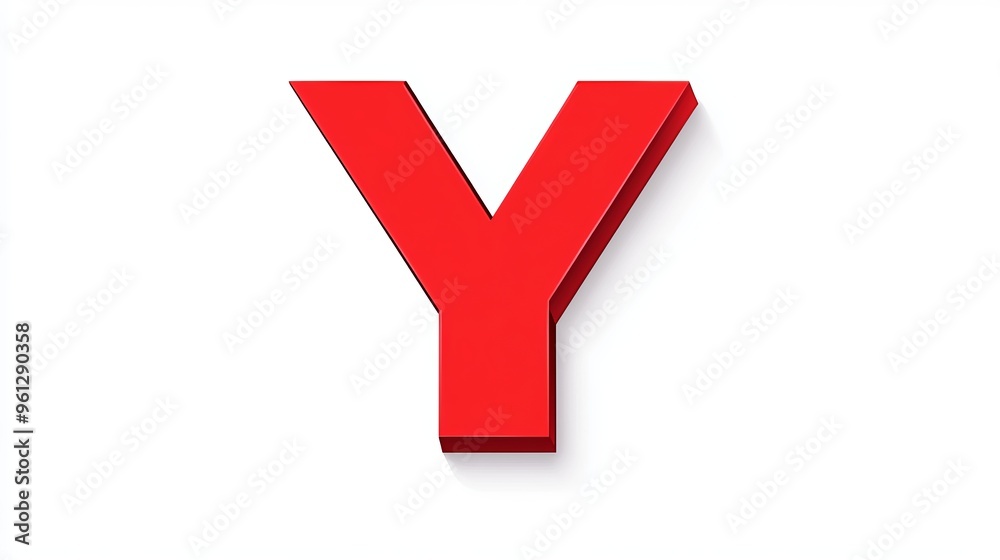 Volumetric letter Volumetric letter
