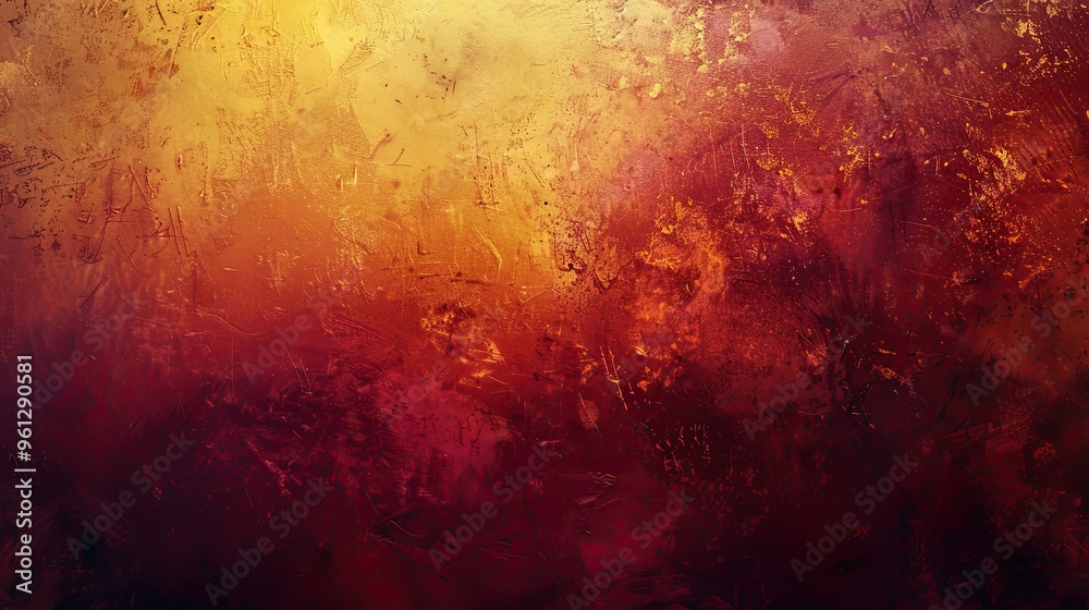 Post-Impressionist background with maroon and yellow patterns featuring textures and gradient transitions Post-Impressionist background with maroon and yellow patterns featuring textures and gradient transitions