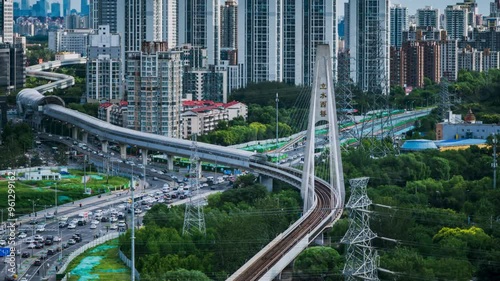 China Beijing Lishui Bridge Time-lapse Photography photo