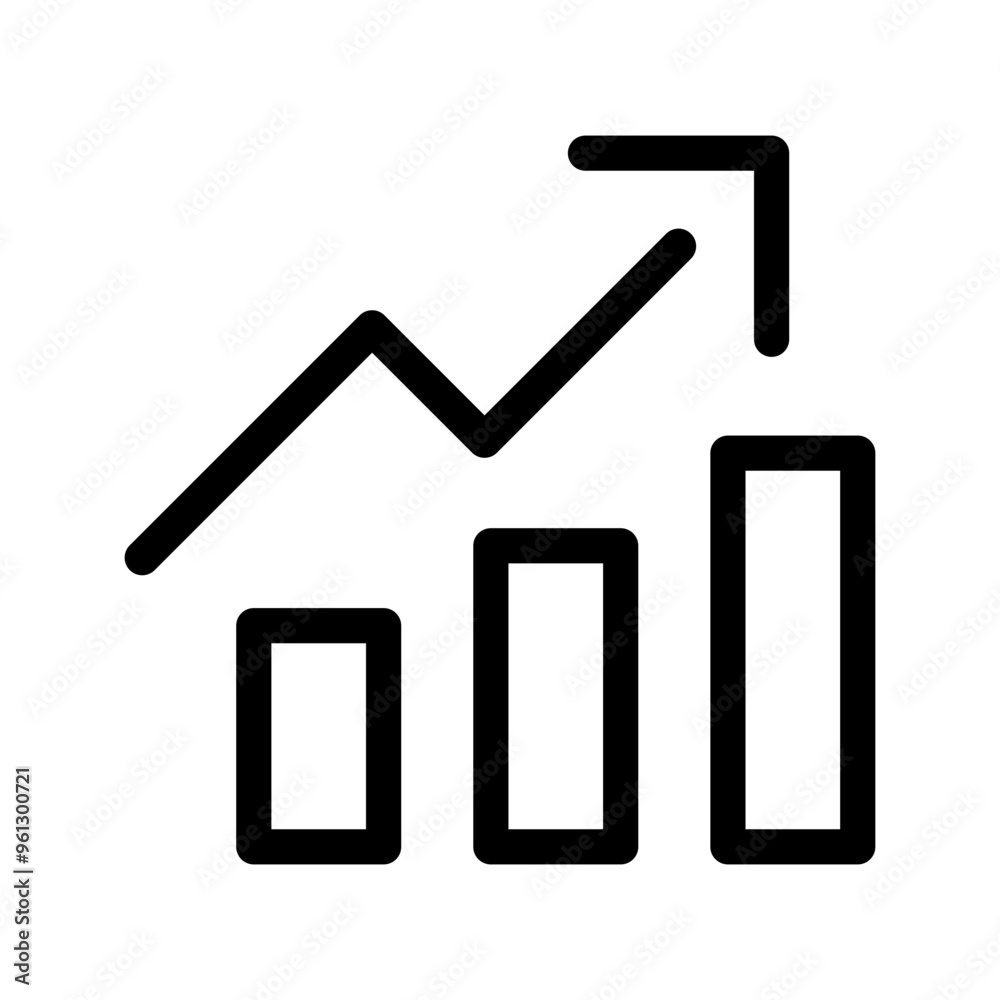 Growth Icon Vector Symbol Design Illustration Growth Icon Vector Symbol Design Illustration