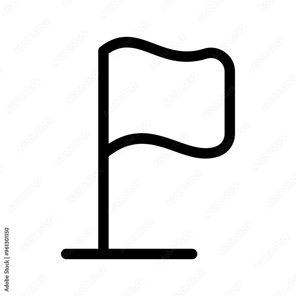 Flag Icon Vector Symbol Design Illustration Flag Icon Vector Symbol Design Illustration
