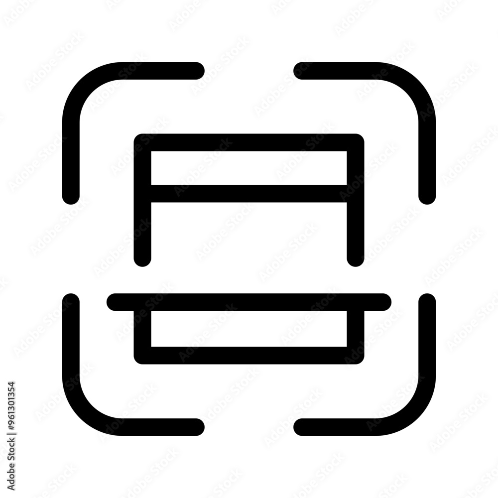 Scan Icon Vector Symbol Design Illustration