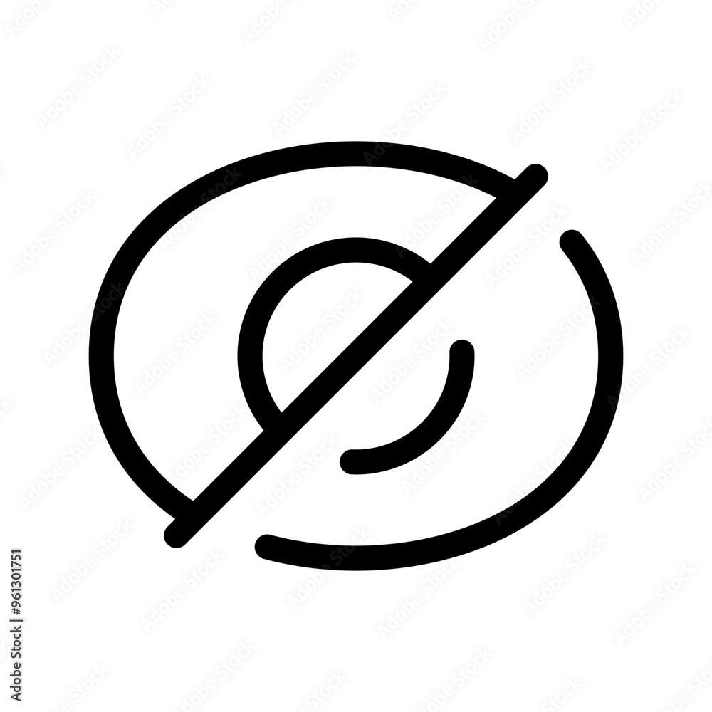 Invisible Icon Vector Symbol Design Illustration Invisible Icon Vector Symbol Design Illustration