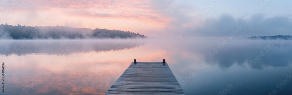 Misty Morning Serenity on the Lake Misty Morning Serenity on the Lake