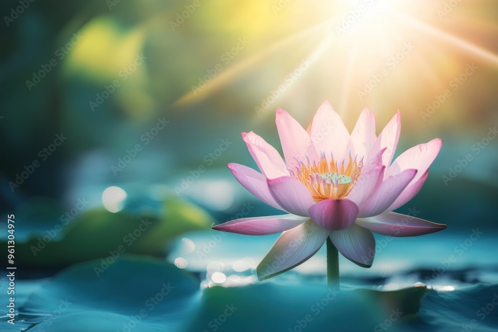 Lotus Flower in Sunlight Lotus Flower in Sunlight