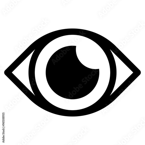 eye icon vector