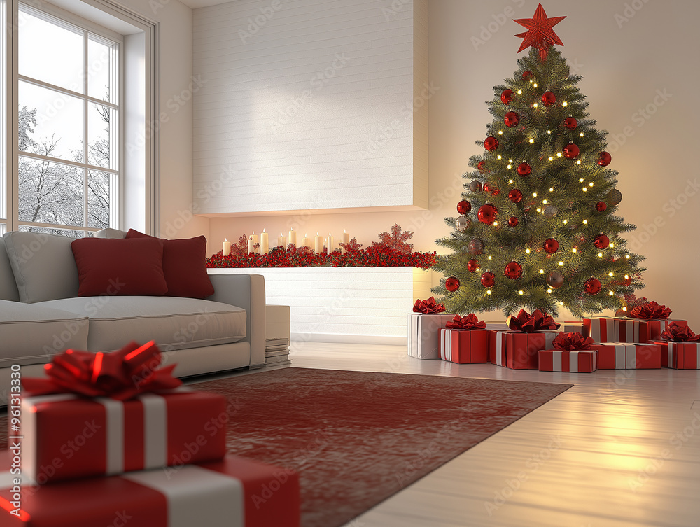 Cozy Christmas Living Room Cozy Christmas Living Room