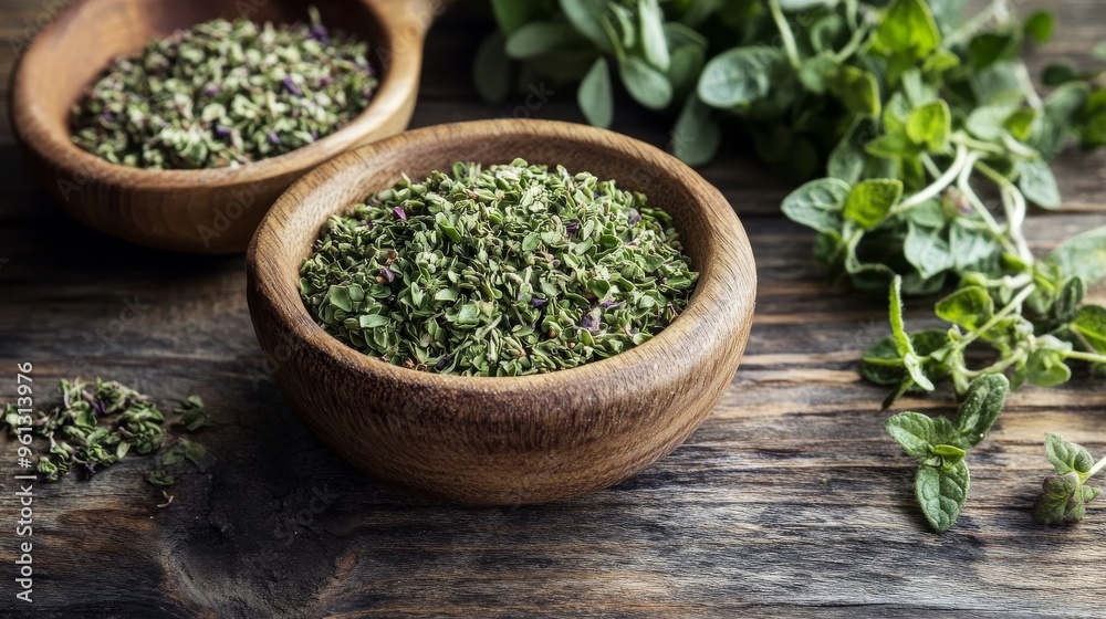 Use oregano or marjoram in herbal medicine. Use oregano or marjoram in herbal medicine.