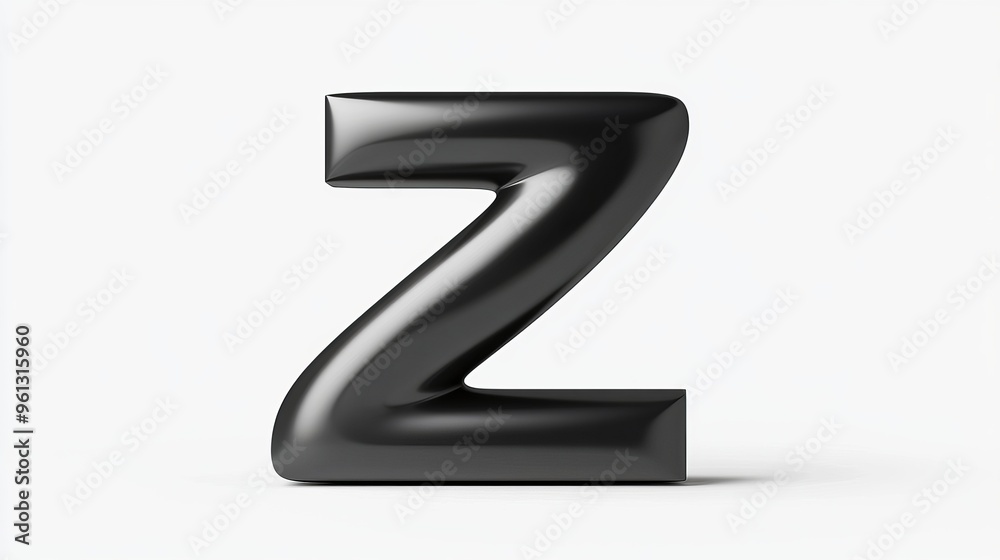 Three-dimensional letter Three-dimensional letter