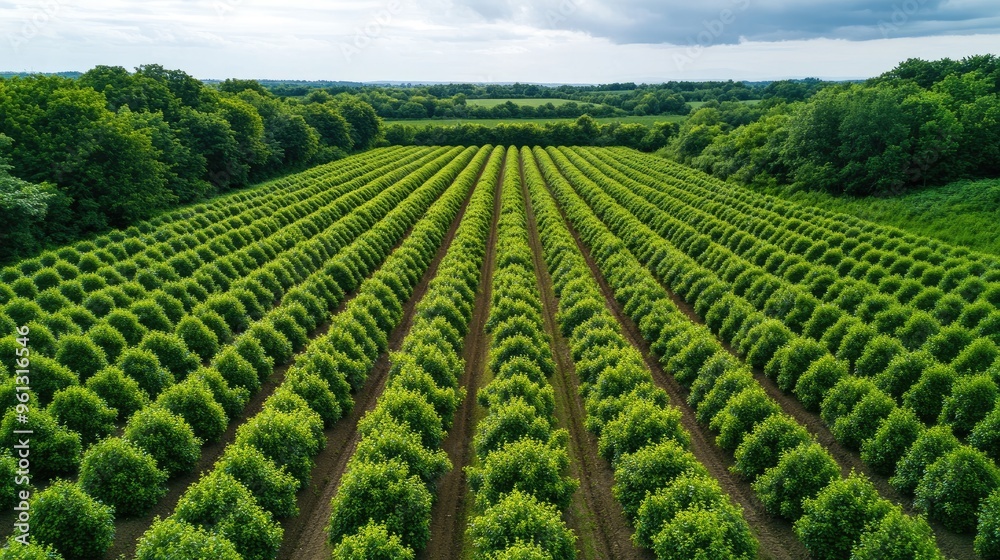 Aerial View of Extensive Reforestation Efforts Unfolding in a Vast Landscape, Captured in Vibrant Detail Aerial View of Extensive Reforestation Efforts Unfolding in a Vast Landscape, Captured in Vibrant Detail