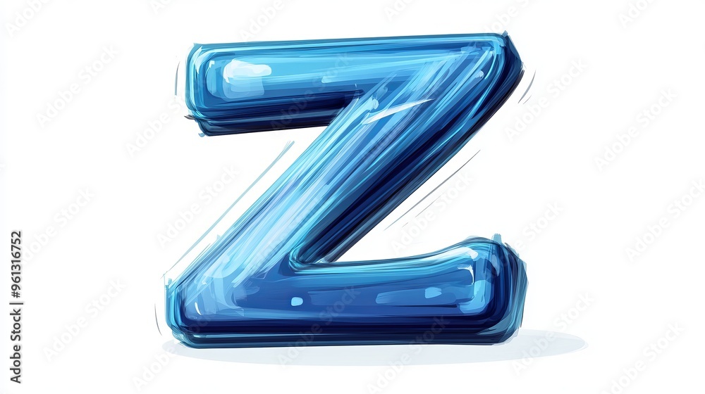 Obraz premium Volumetric letter 