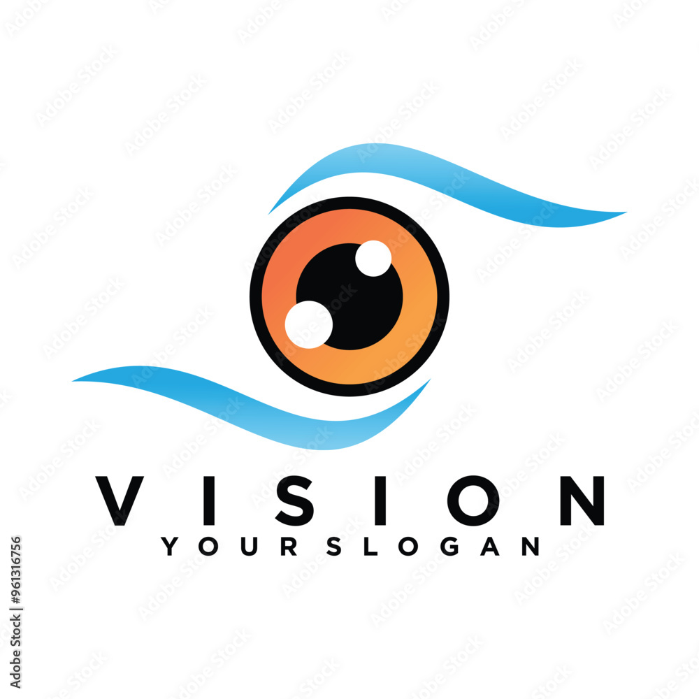 Vision eye Vector logo vector design Vision eye Vector logo vector design