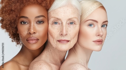 Aging and Melanin Production, Explore how melanin production changes with age, contributing to the development of age spots or hyperpigmentation, and how this affects the skins appearance over time photo