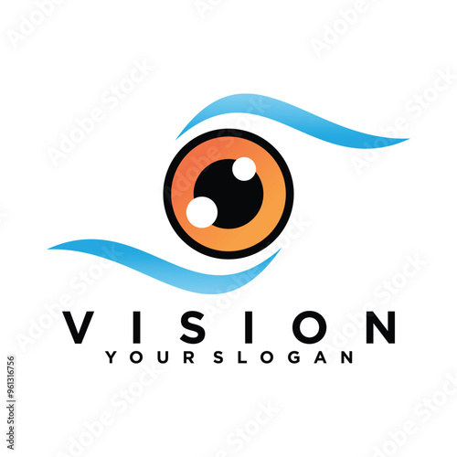 Vision eye Vector logo vector design