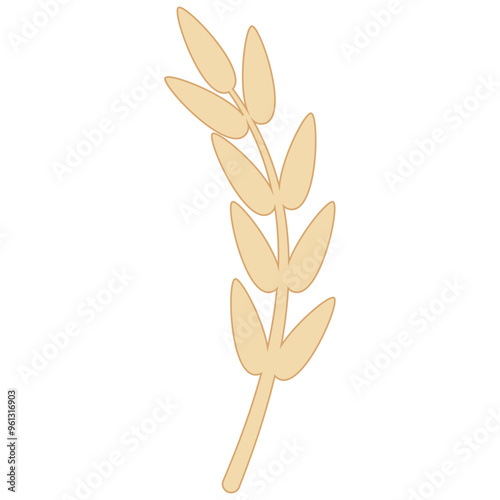 Wheat Grain Illustration