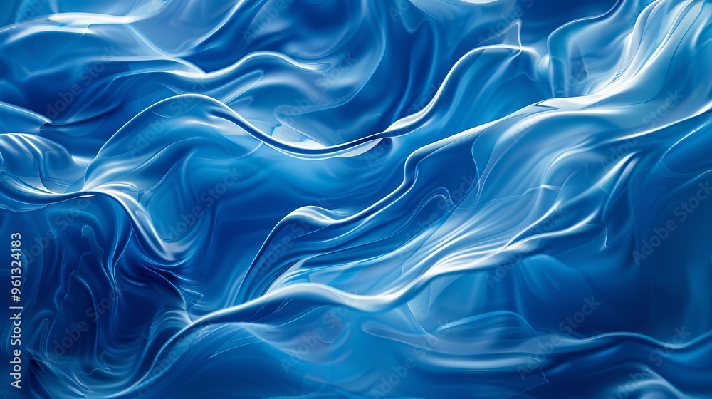 Abstract flowing blue pattern Abstract flowing blue pattern