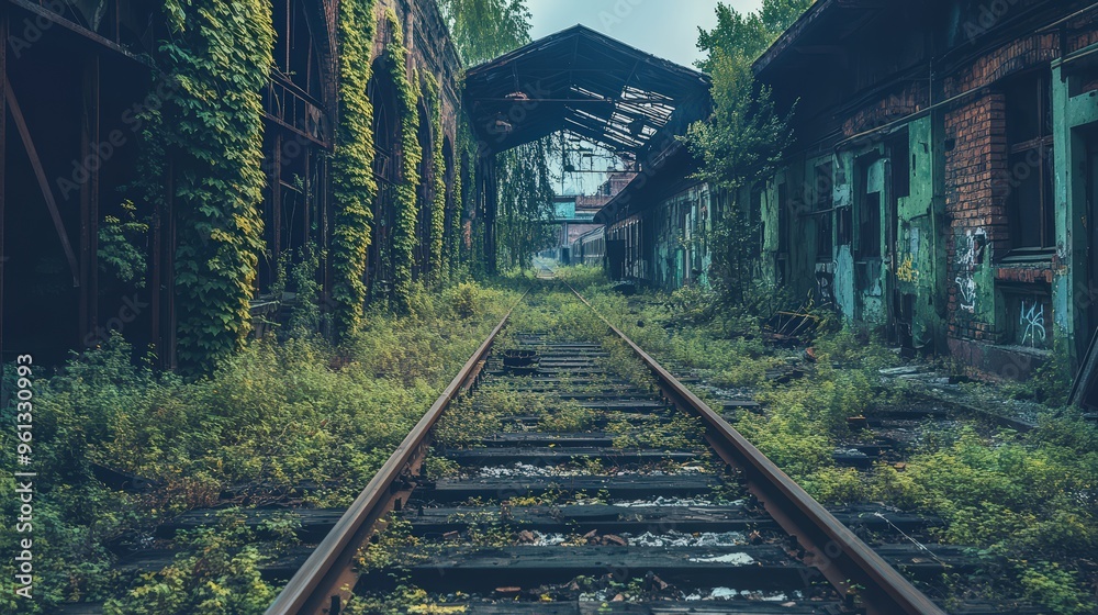 Abandoned railway turned into an elevated park, blending industrial heritage with greenery Abandoned railway turned into an elevated park, blending industrial heritage with greenery
