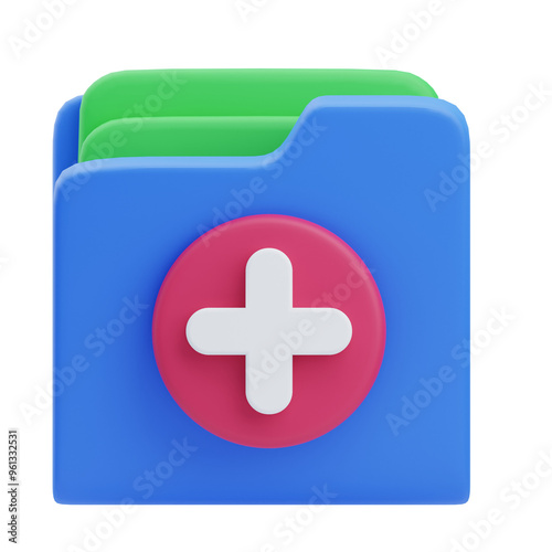 3D Medical Records Folder for Pharmacy Use