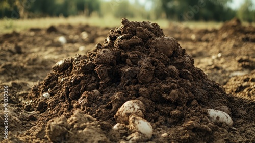 Wallpaper Mural Close-Up of Freshly Dug Potatoes Torontodigital.ca