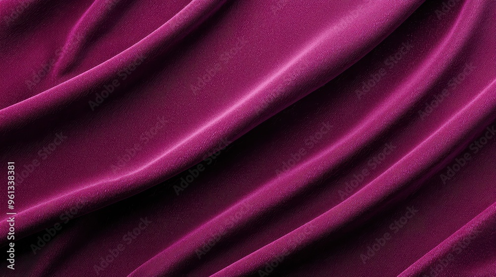 Obraz premium Draped Magenta Fabric Texture Abstract Background