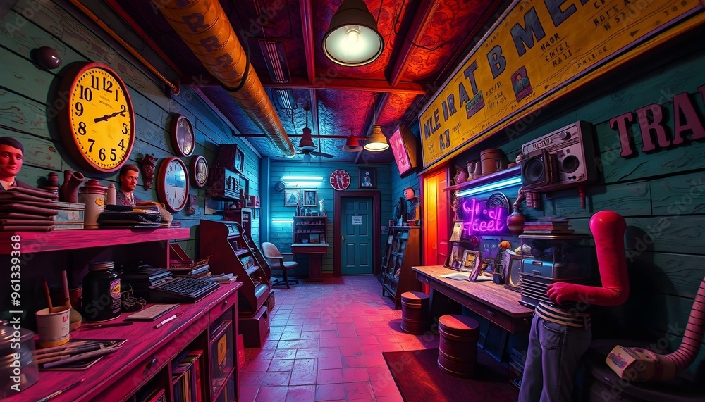 Fototapeta premium Nostalgic Vintage Interior