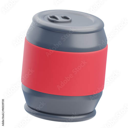 3D Soda Can Groceries Packaging