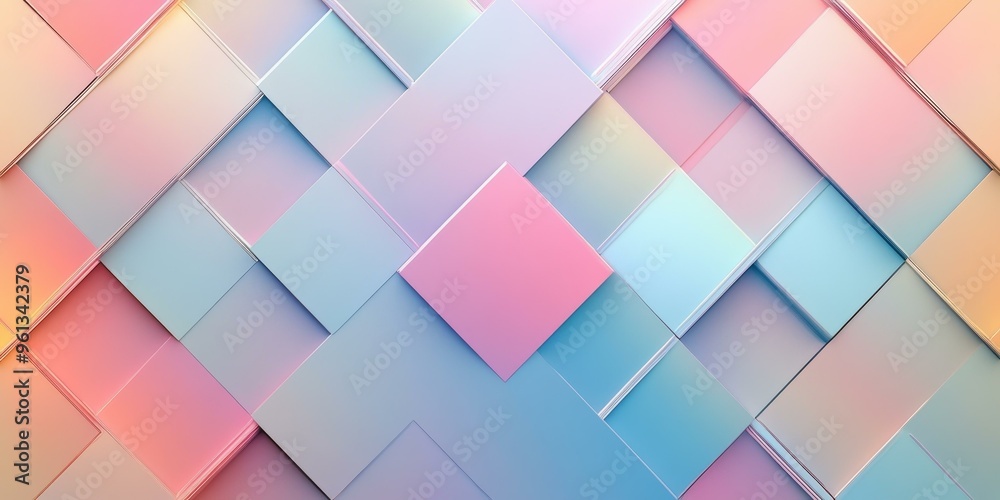 Abstract pastel color gradient squares. Abstract pastel color gradient squares.