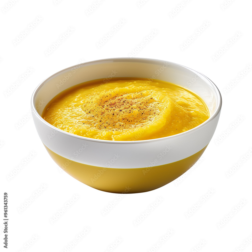 Bowl with mustard isolated on transparent and white background Bowl with mustard isolated on transparent and white background