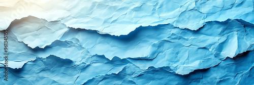 Wallpaper Mural Textured blue paper background with soft waves, perfect for creative designs, backgrounds, or artistic projects. Torontodigital.ca