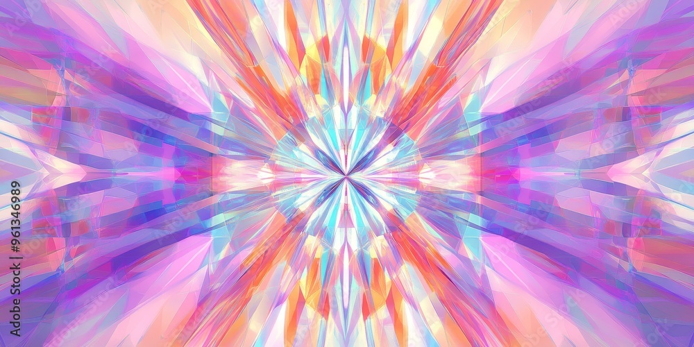 Fototapeta premium Abstract colorful geometric pattern.