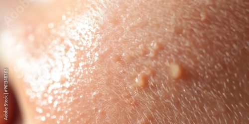 close up of a face skin