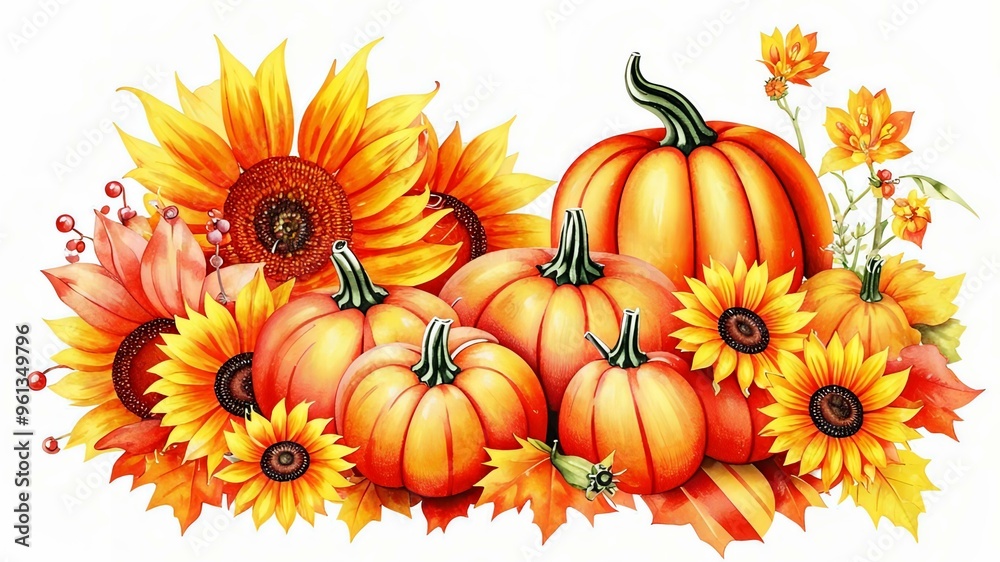 pumpkin and flowers pumpkin and flowers
