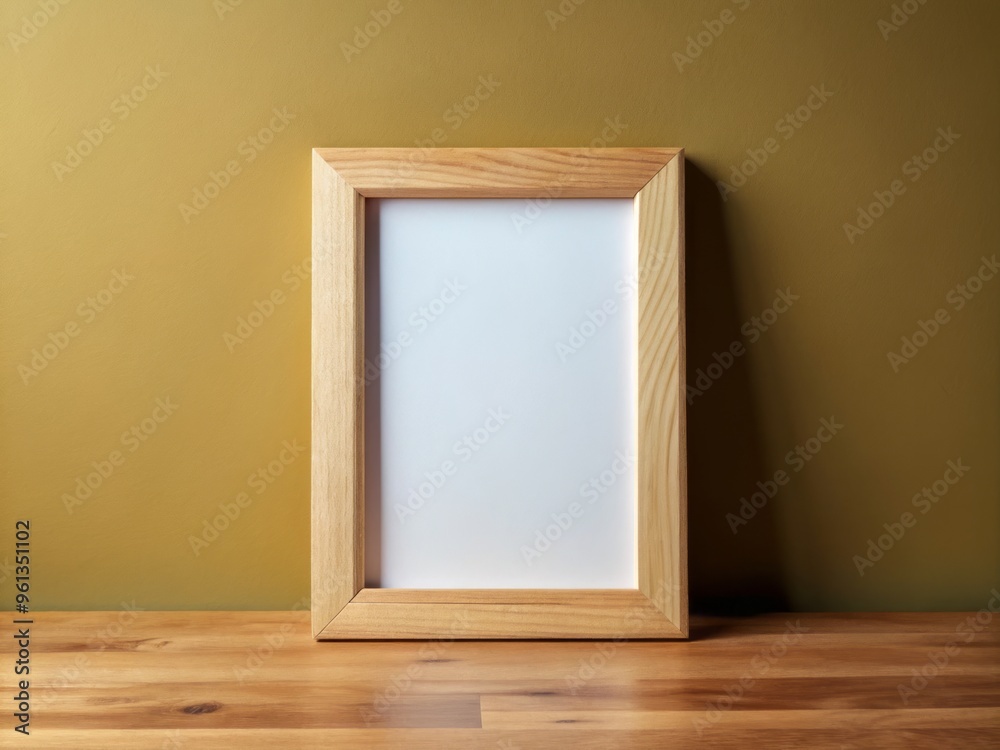 A stylish 8x10 inch frame mockup stands out against a clean and crisp background, ready to hold a A stylish 8x10 inch frame mockup stands out against a clean and crisp background, ready to hold a