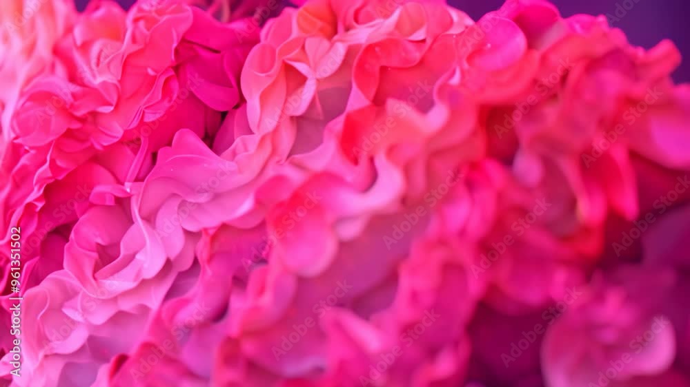 Close-up view of a captivating red and magenta gradient of topaz, A mesmerizing gradient of red and magenta