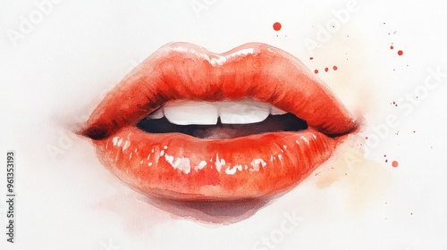 Captivating Watercolor Lip Art: A Vibrant Exploration of Beauty and Expression