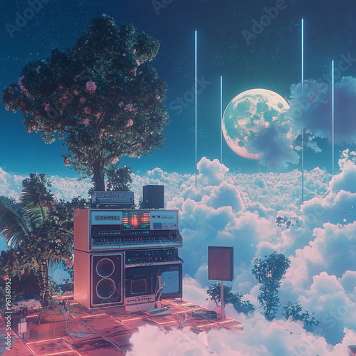 Generative AI Lo-Fi music picture