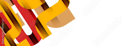 Lines, abstract letter style design background. Geometric vector Illustration For Wallpaper, Banner, Background, Card, Book Illustration, landing page