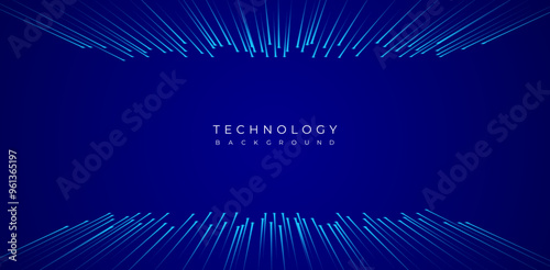 blue abstract technology background 
blue technology or digital theme vector background with glowing lines or neon data moving 
digital data and artificial neon background illustration
fiber optics