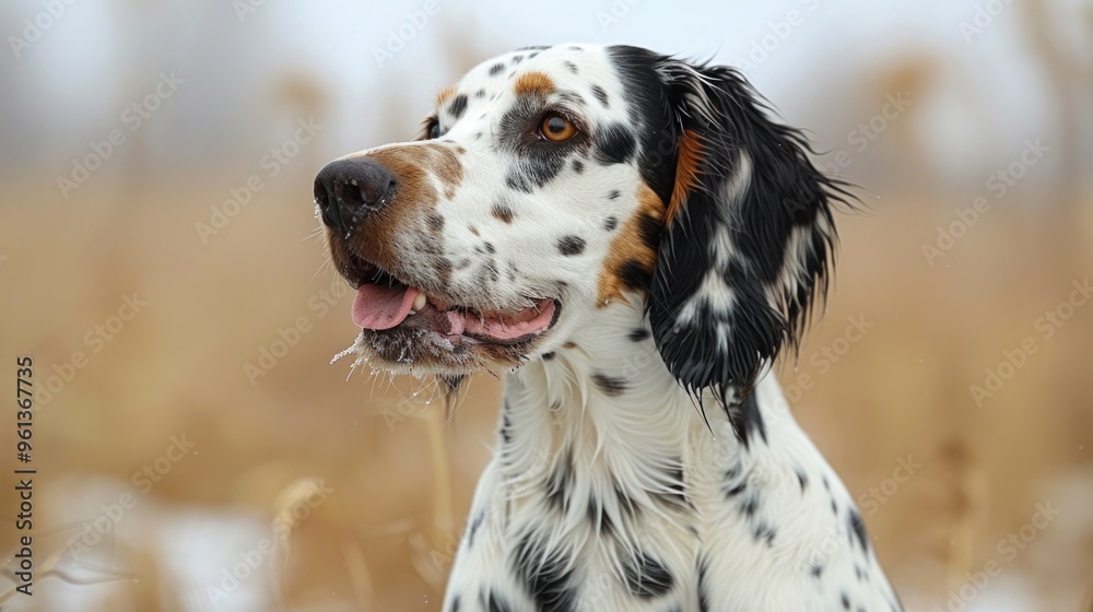 Portrait of a Dalmatian Dog Portrait of a Dalmatian Dog