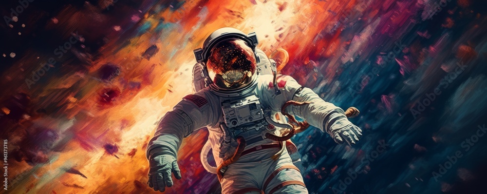 astronaut in space astronaut in space
