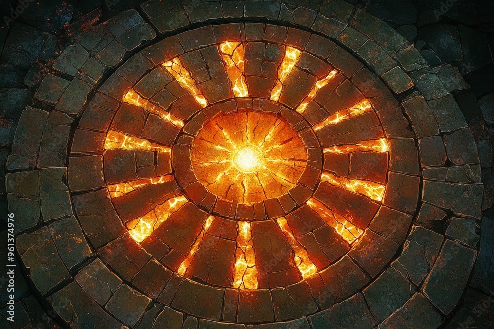 Fototapeta premium Shattered Sundial, Sundial