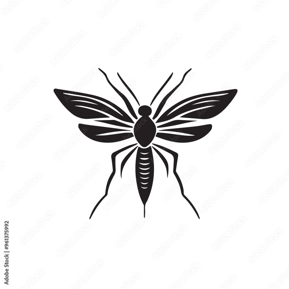 Mosquito in cartoon, doodle style . Image for t-shirt, web, mobile apps and ui. Isolated 2d vector illustration in logo, icon, sketch style, Eps 10, black and white. AI Generative Mosquito in cartoon, doodle style . Image for t-shirt, web, mobile apps and ui. Isolated 2d vector illustration in logo, icon, sketch style, Eps 10, black and white. AI Generative