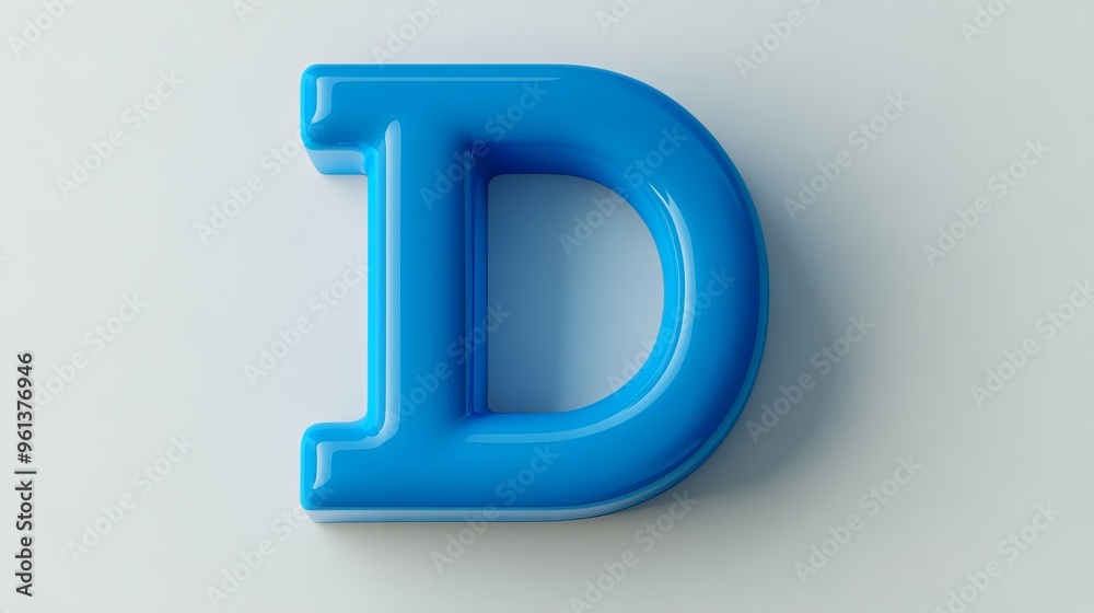 Isolated 3D letter Isolated 3D letter