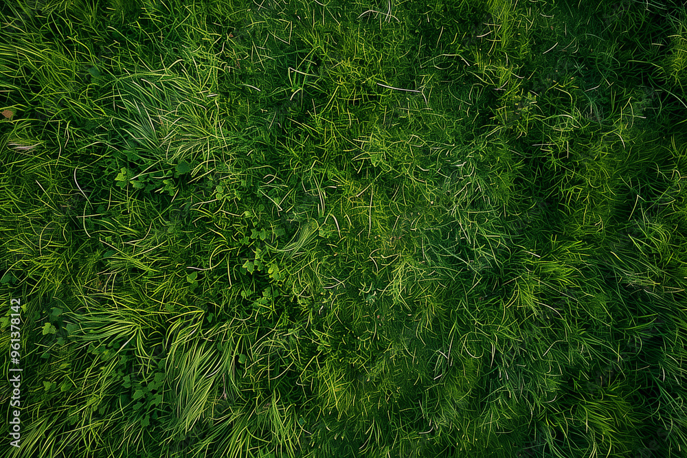 Aerial View of Empty Green Grass Field Background Aerial View of Empty Green Grass Field Background