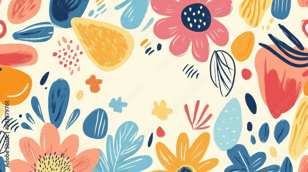 Explore a vibrant floral doodle background vector set. Perfect for prints, wallpapers, and modern home decor. Explore a vibrant floral doodle background vector set. Perfect for prints, wallpapers, and modern home decor.